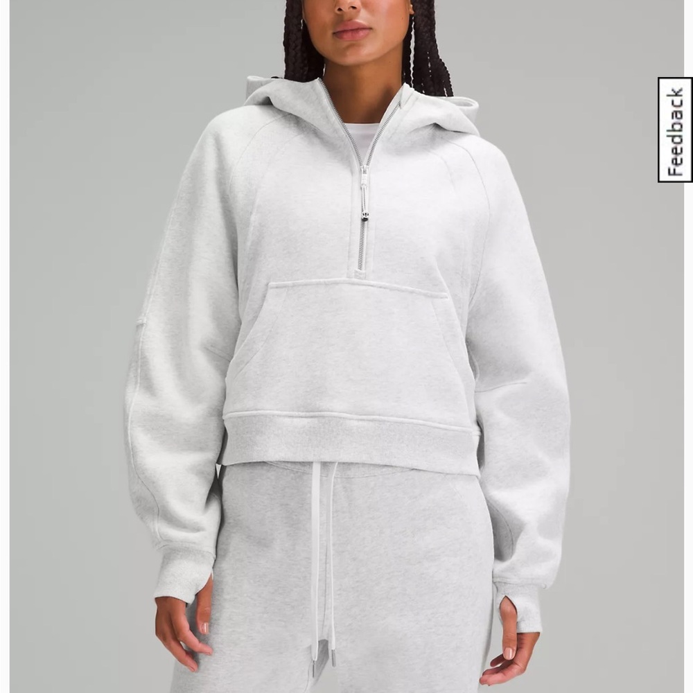 Lululemon Oversize Scuba Half Zip Hoodie